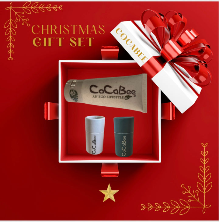 CoCaBee Christmas Gift Set – Minis + Cranberry Hand Cream (Holiday Edition)